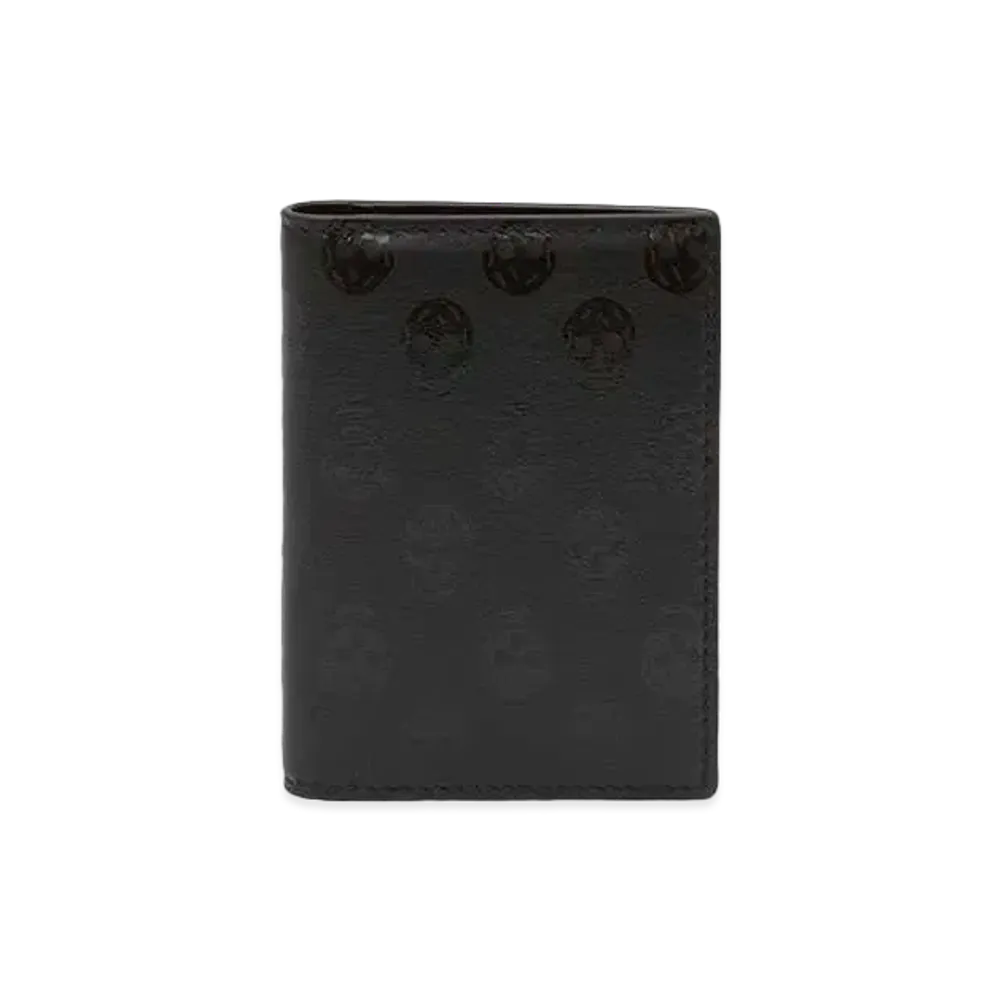 Alexander McQUEEN Biker Skull Pocket Organizer "Black"