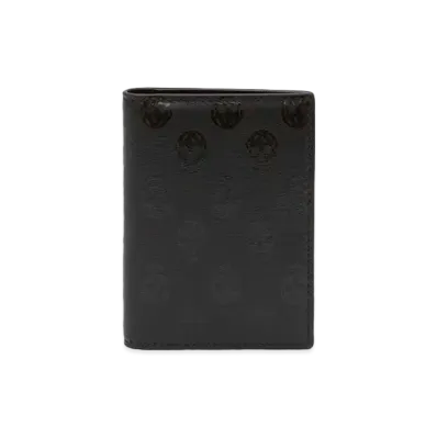 Alexander McQUEEN Biker Skull Pocket Organizer "Black"