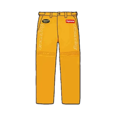Supreme x Vanson Leathers Cordura Denim Racing Pant "Yellow"