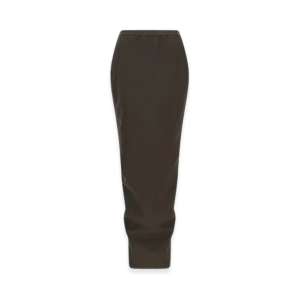 Rick Owens Women's Soft Pillar Long' Skirt "Gray"