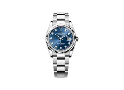 ROLEX Datejust 36 Oystersteel & Yellow Gold "Blue"