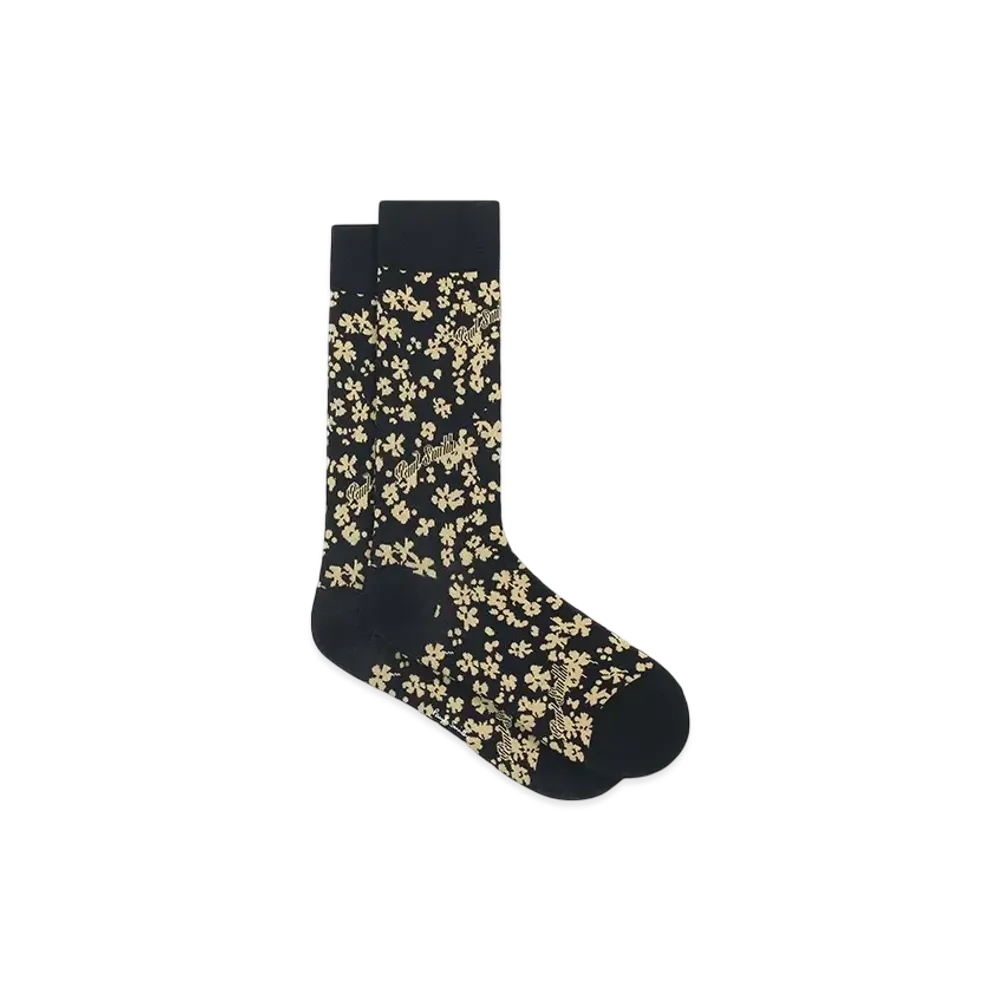 Paul Smith Logo Flower Socks "Black"