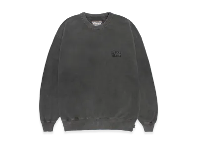 WACKO MARIA Washed Heavy Weight Sweat Shirt "Gray"