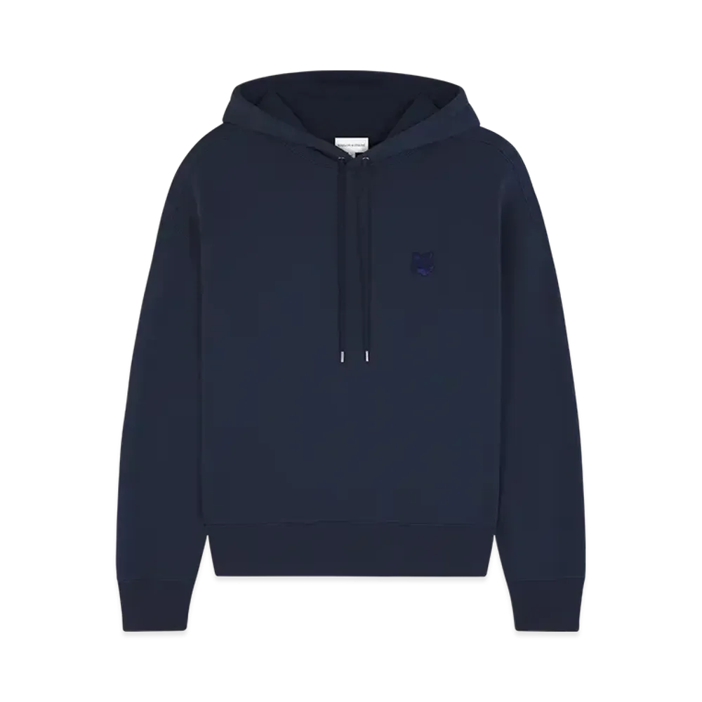 Maison Kitsune Bold Fox Head Patch Oversize Hoodie "Deep Navy"