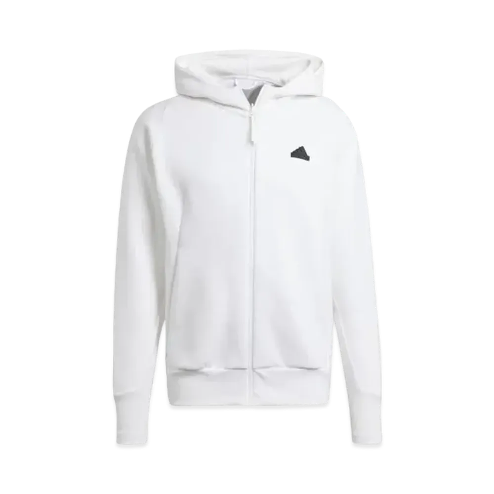 adidas Z.N.E. Premium Full Zip Hooded Track Jacket "White"