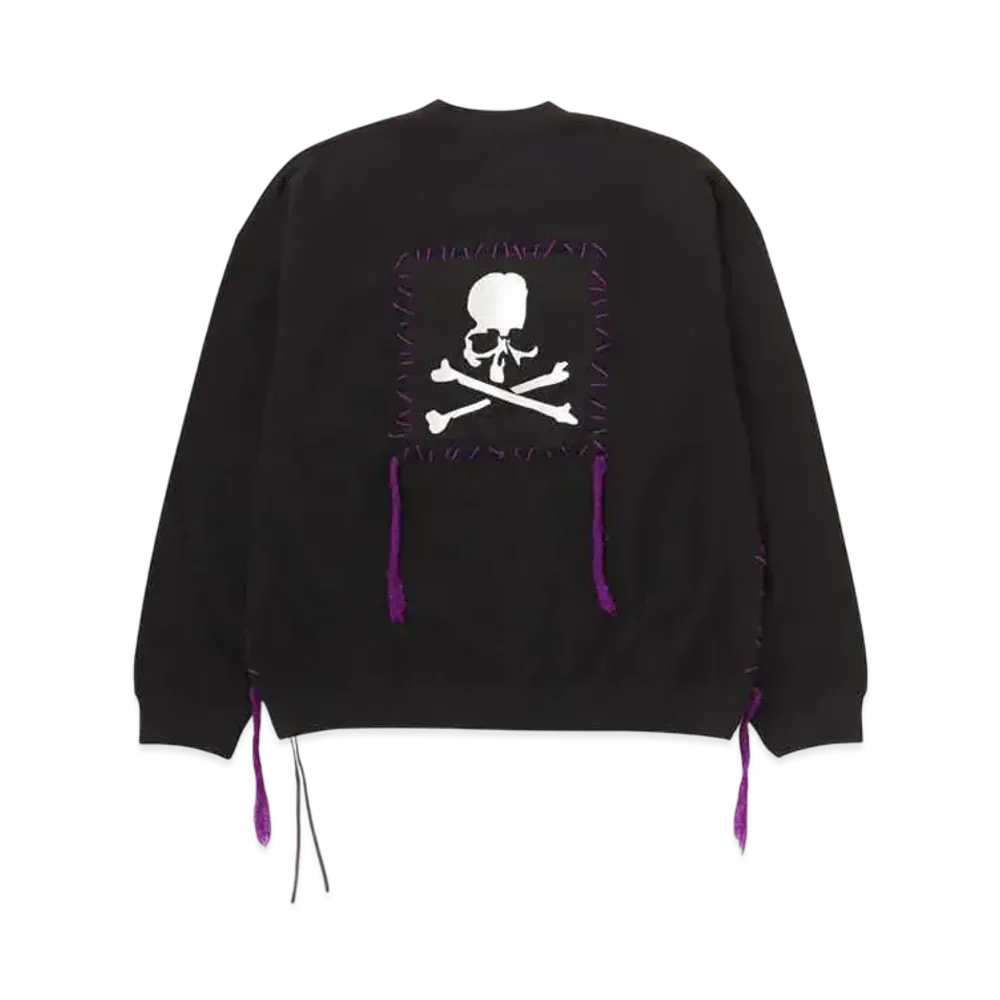 mastermind WORLD Boxy Hand-Stitched Crewneck "Black"