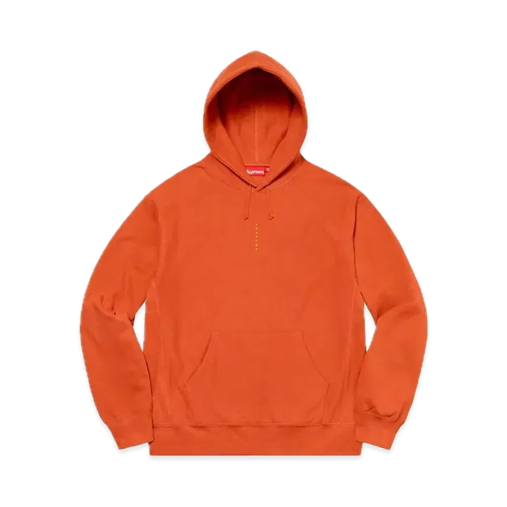 Supreme Micro Logo Hooded Sweatshirt "Burnt Orange"