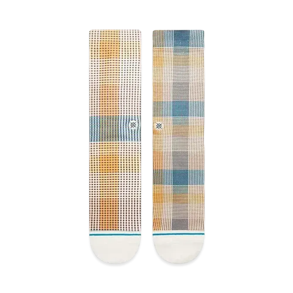 STANCE TARTAN CREW "TEAL"
