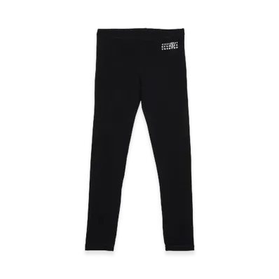 MM6 Maison Margiela Women's Leggings With Logo "Black"
