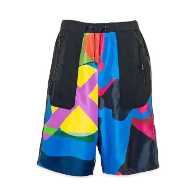sacai KAWS Track Shorts "Multi"