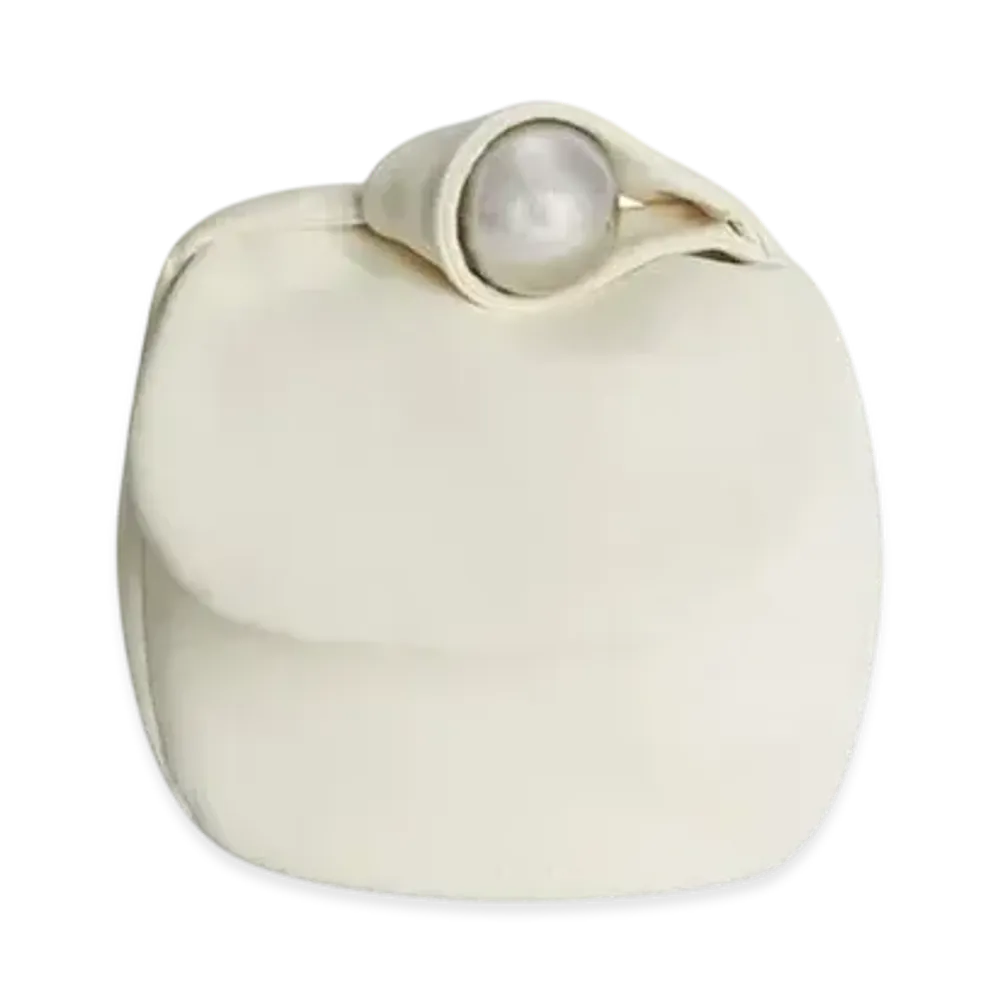 Jil Sander Sphere Pouch "Eggshell"