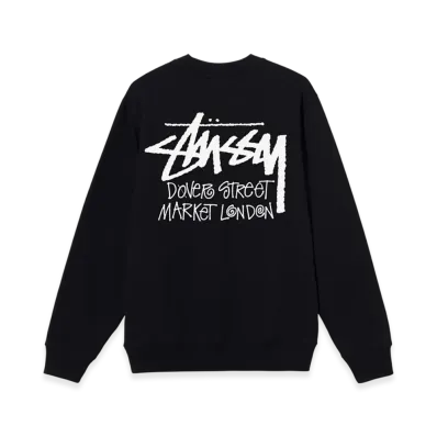 Stussy Stock DSM London Crew 2021 "Black"