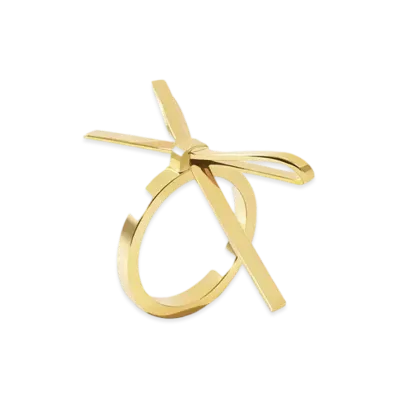 WE11DONE Medium Bow Ring "Gold"