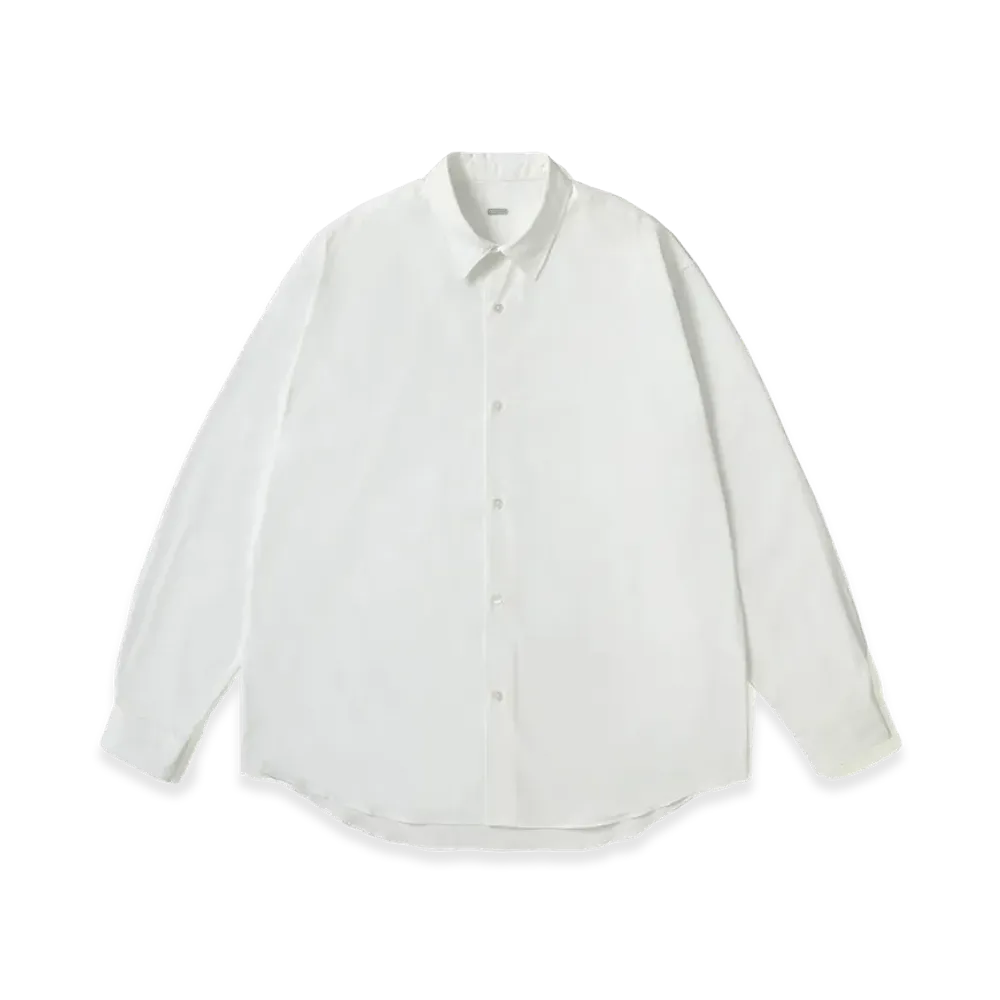 A.PRESSE Regular Collar Shirt "White"