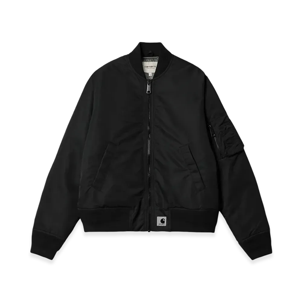 Carhartt WIP Women's Olten Bomber "Black/Smoke Green"