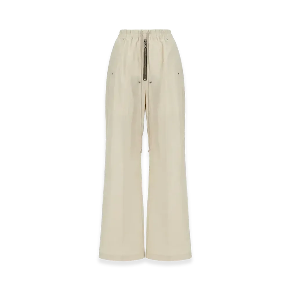 Rick Owens Women's Wide Leg Pants "White"