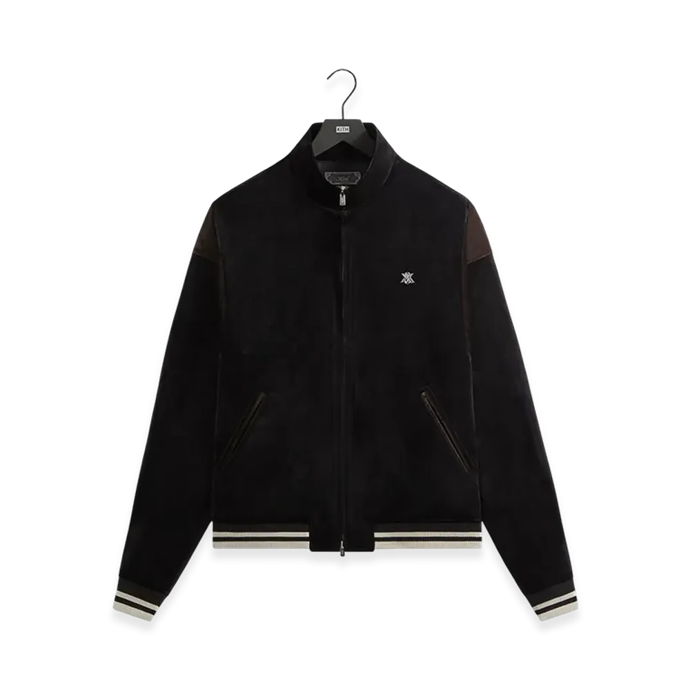 Kith Velvet Rui Track Jacket "Black"