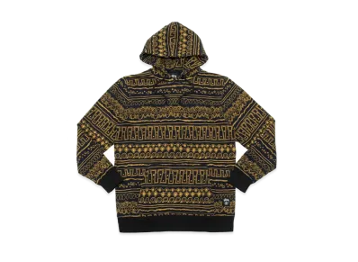 Stussy Tribal Hoodie "Navy/Yellow"