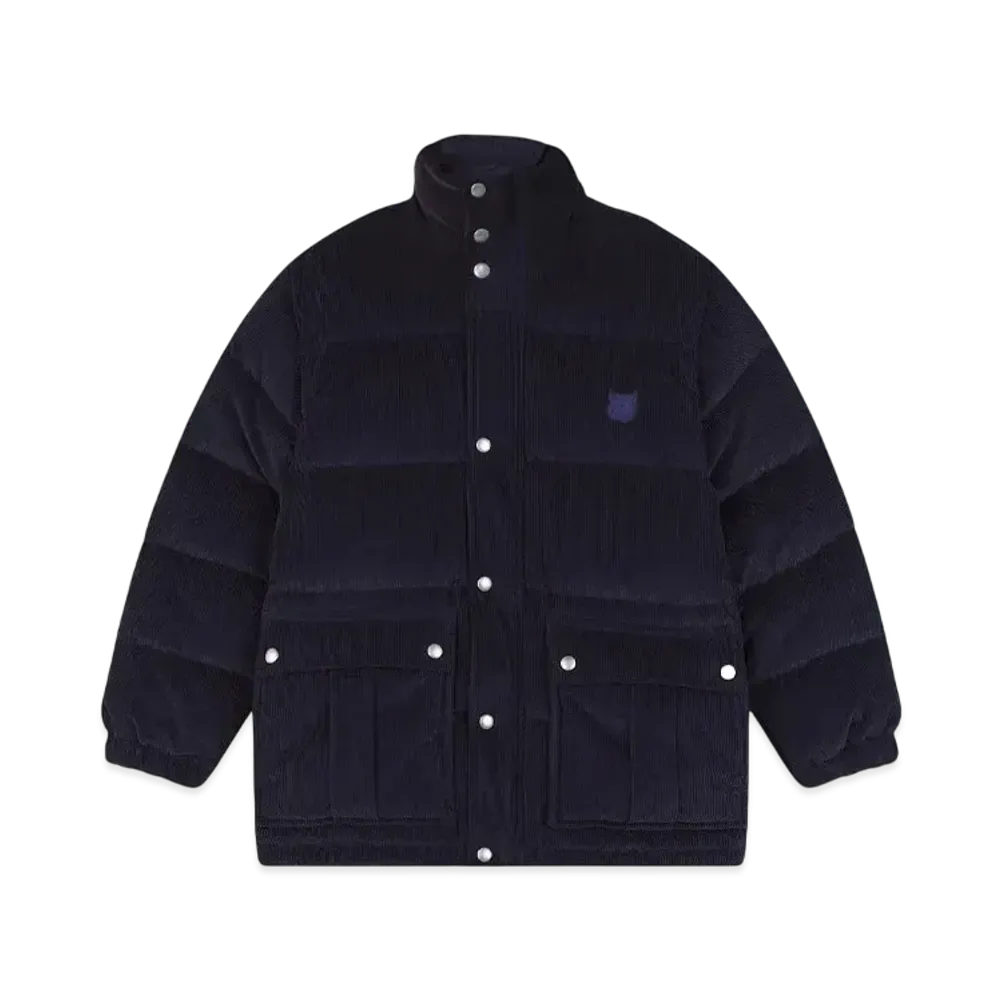 Maison Kitsune Corduroy Puffer Jacket "Navy"