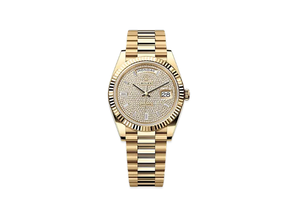 ROLEX Day-Date 40 Yellow Gold "Diamond"