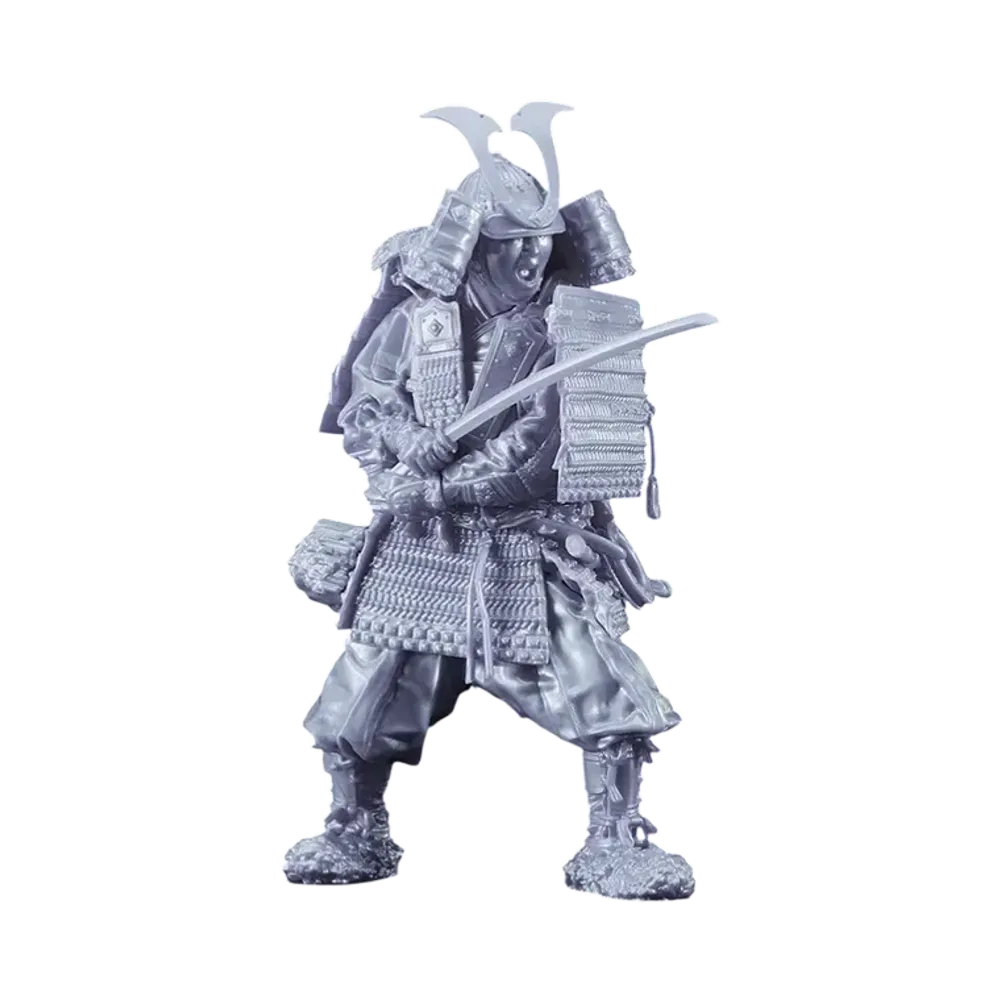 Max Factory "PLAMAX" 1/12 Kamakura Period Armored Warrior: Silver Color Edition
