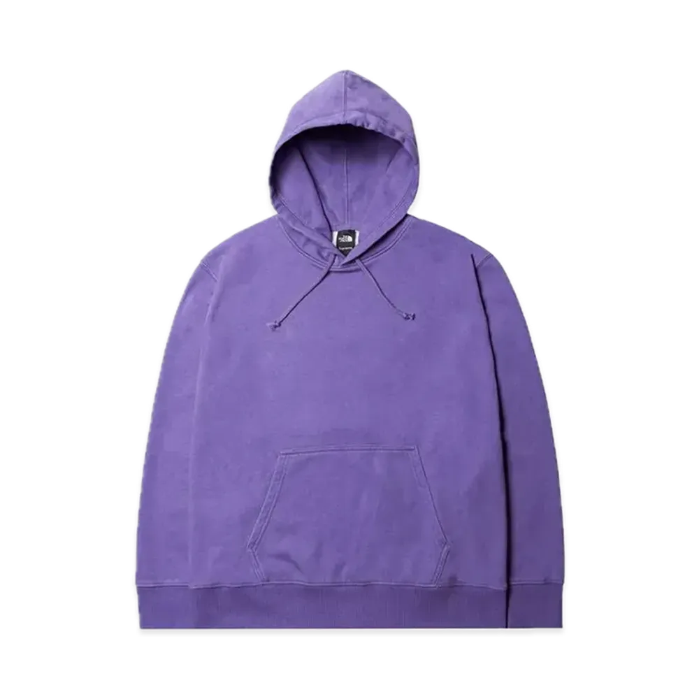 Supreme x The North Face Pigment Printed Hooded Sweatshirt "Purple"