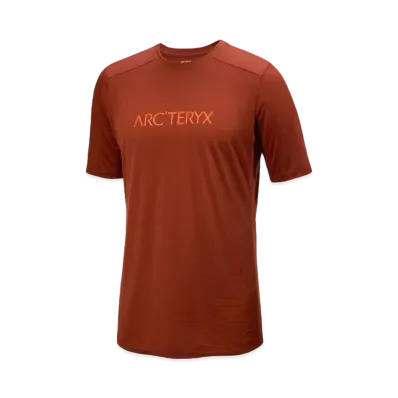 ARC'TERYX Ionia Merino Wool Arcword Logo Short Sleeve Men's "Sequoia / Solaris"