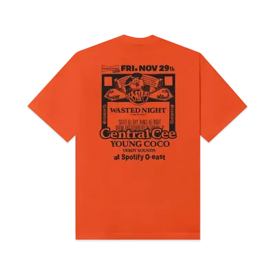 VERDY x Central Cee SYNA WORLD Wasted Night Tee "Orange"