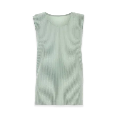HOMME PLISSE ISSEY MIYAKE Mint Polyester Tank Top "Light Blue/Green"