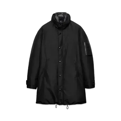 PRADA Men's Technical Fabric Down Coat "Black"