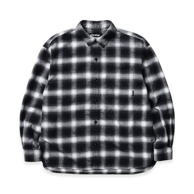 NEIGHBORHOOD x Fucking Awesome Hombre Check Shirt LS "Black"