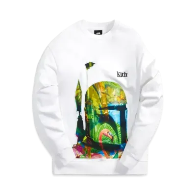 Kith Star Wars Boba Fett Crewneck "White"