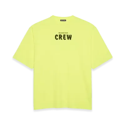 BALENCIAGA Crew Logo T-Shirt "Yellow"