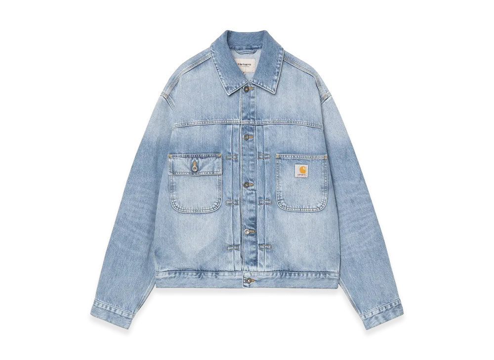 Carhartt WIP Belmar Jacket "Blue(Heavy Worn Bleached)"