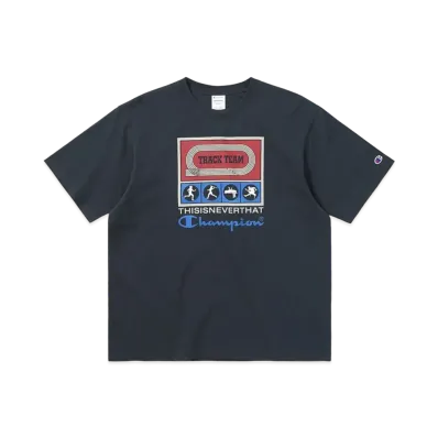 thisisneverthat x Champion TNT Track Tee "Navy"
