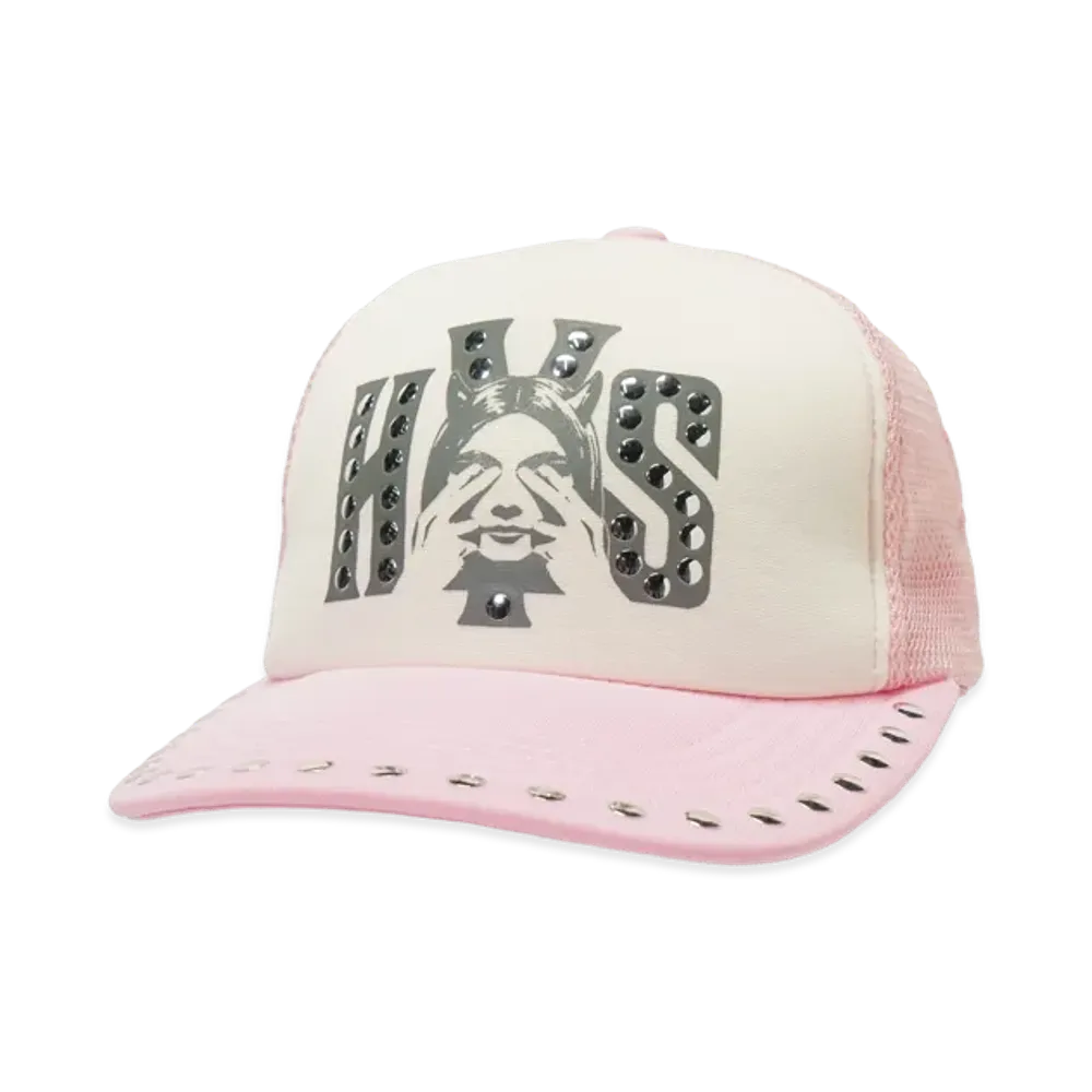 HYSTERIC GLAMOUR See No Evil Studded Mesh Cap HYSTERIC GLAMOUR See No Evil Studded Mesh Cap