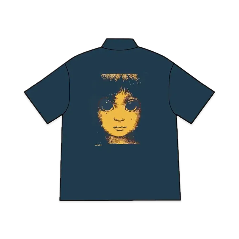Supreme Margaret Keane Teardrop S/S Work Shirt "Light Navy"