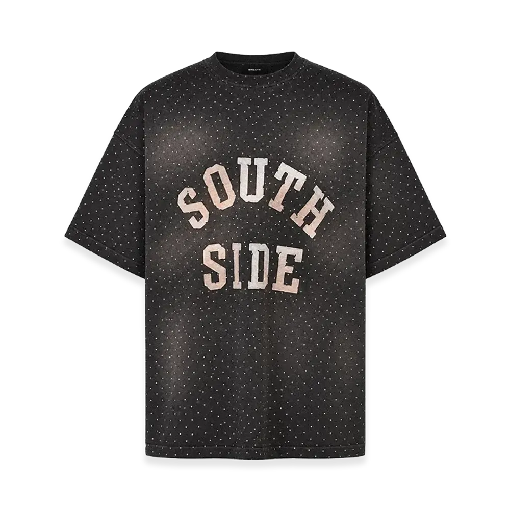 BREATH Rhinestone Wappen Tee "Black"