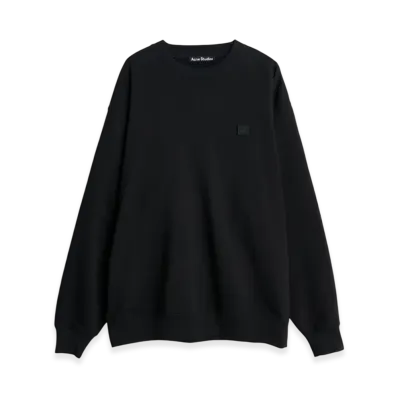 Acne Studios Forba Face Crewneck Sweatshirt "BLACK"
