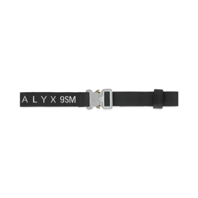 1017 ALYX 9SM Classic Rollercoaster Buckle Belt "Grey/White/Black"