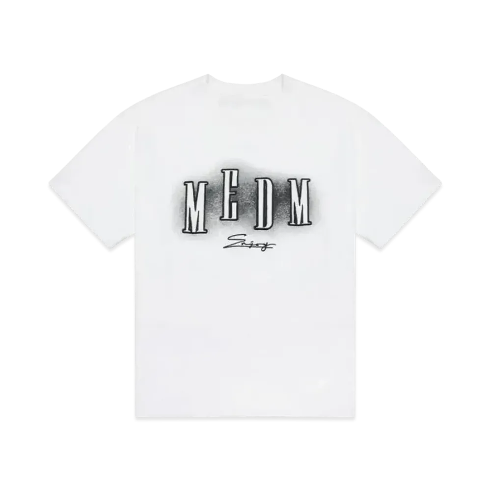 MR. ENJOY DA MONEY Neon Light Embroidery Short Sleeves "White"