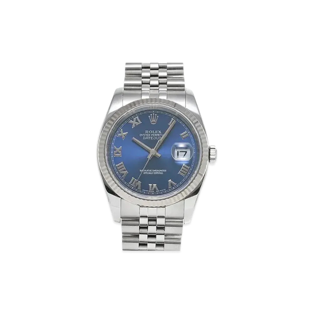 ROLEX Datejust "Blue Roman/Stainless Steel/White Gold"