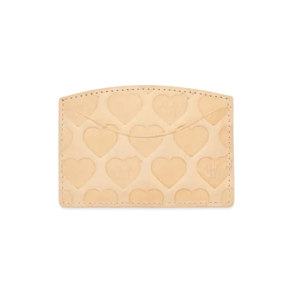 HUMAN MADE Leather Card Case "Beige"