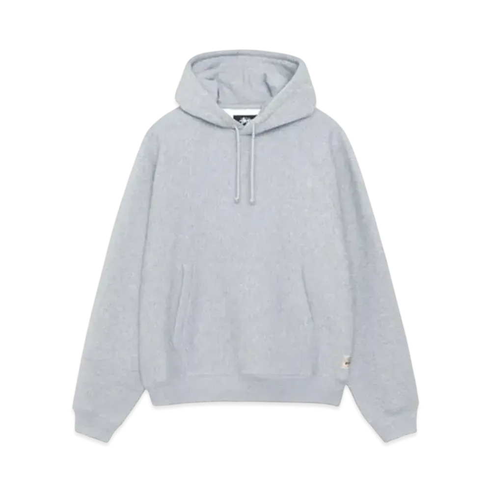 Stussy Fleece Raglan Hoodie "Grey Heather"