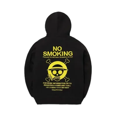FR2 x ONE PIECE Collaboration Pirates Embroidery Hoodie "Black"
