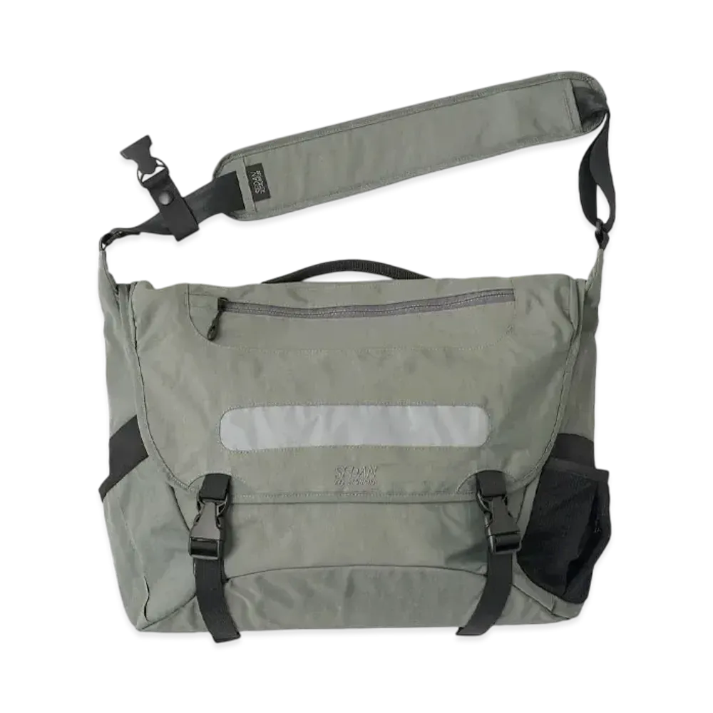 SEDAN ALL-PURPOSE Overdyed Nylon Messenger Bag "Grey"