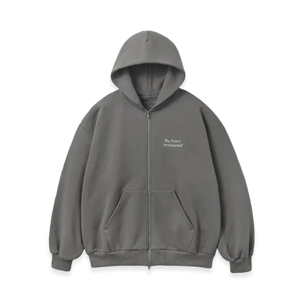 ENNOY Double Zip Hoodie "Gray"