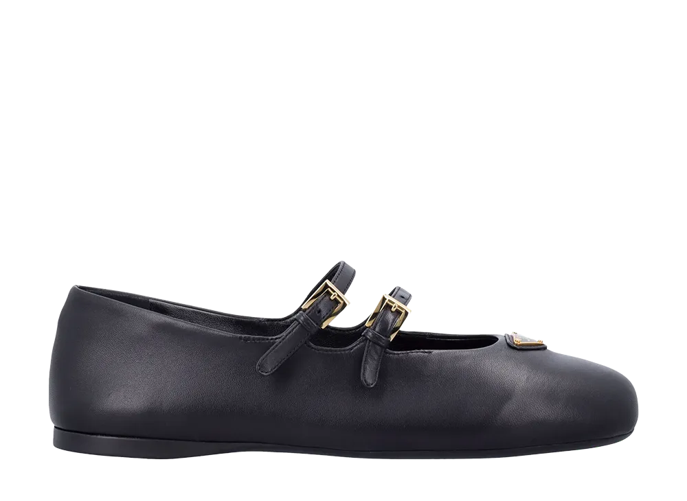 PRADA Women's Flat Shoes "Black"