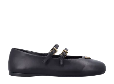 PRADA Women's Flat Shoes "Black"