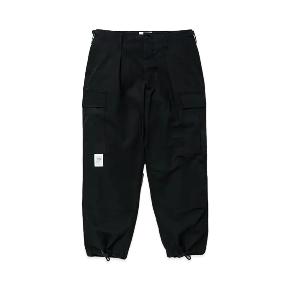 ダブルタップス Milt2301 / トラウザーズ / コットン. リップストップ 231WVDT-PTM04 "ブラック"